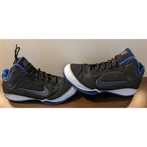 * Nike Air Flight Show Up Trainers 429716-001 Black/Blue Size 11.5